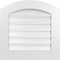 Ekena Millwork Arch Top Surface Mount PVC Gable Vent: Non-Functional, w/ 3-1/2"W x 1"P Standard Frame, 22"W x 42"H GVPAR22X4201SN - alternate 1